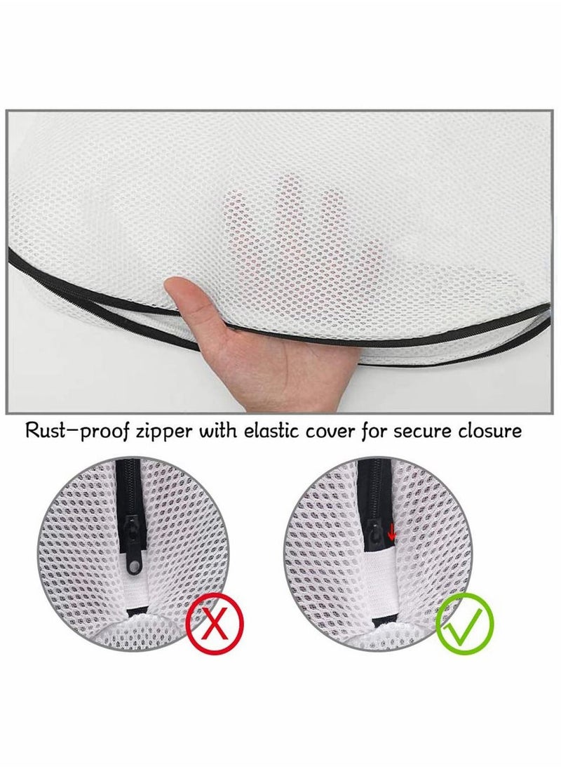 HomarKet Shoe Wash Bags Set Of 3 Reusable Mesh Shoe Laundry Bags For Sneakers Trainers Running Shoes Fit Up To Menâ€  - Image 3