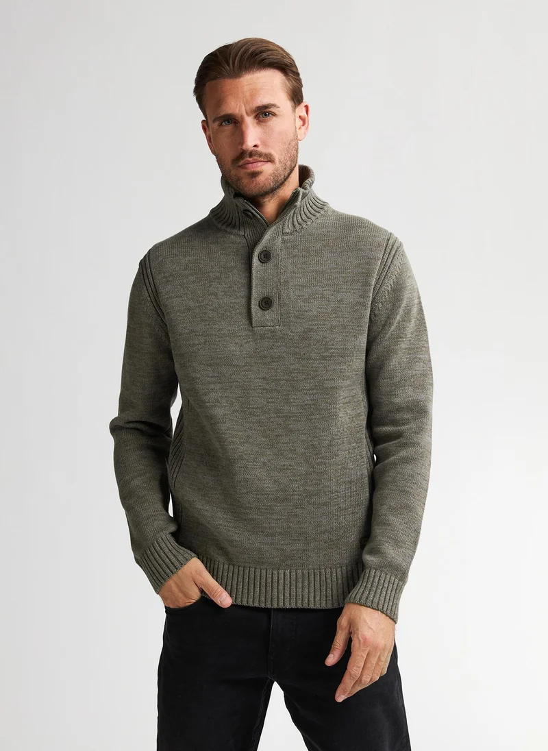 Men Knitwear Collar