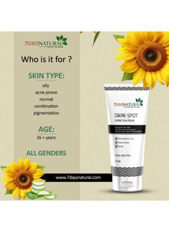 7 Days Dark Spot Corrector Cream Dark Spot Removal Cream For Men & Women Formulated Specially To Address Scars & Marks Suitable For All Skin Types 50G  - Image 4