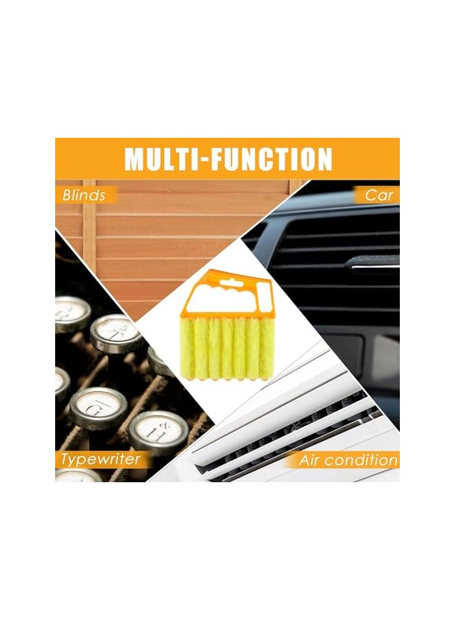 erorex Blind Cleaner, 7 Finger Dusting Cleaning Tool, Hand Held Washable Mini Cleaner Brush for Wood Blinds Mini Duster Brush Blind Window Shades - Image 3