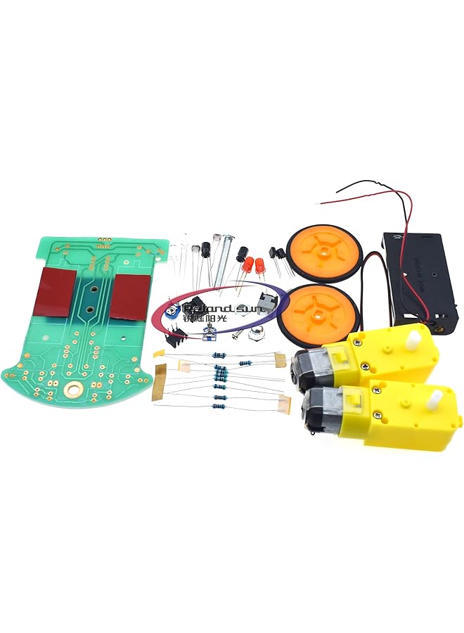 erorex 2Pcs Diy D2 1 Intelligent Tracking Car Electronic Welding Kit Spare Parts Assembly Of Teaching And Training Components - Image 5