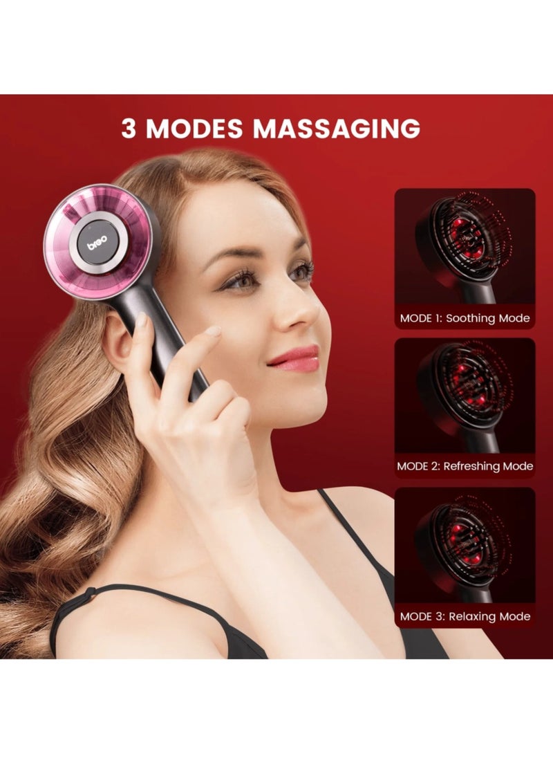 Breo - Breo Scalp 3 Scalp Massaging Brush, Shiatsu Hair Scalp Massager with IPX7 Waterproof, Cordless Electric Massager for Scalp & Hair, Portable Massage Brush for Head, Deep Massage at Home for Muscle - Image 1