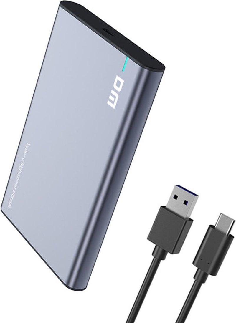 DM - HD002 2.5" Inch USB Type-C 3.0 Sata 3 External SSD Harddisk HDD Box - Image 1