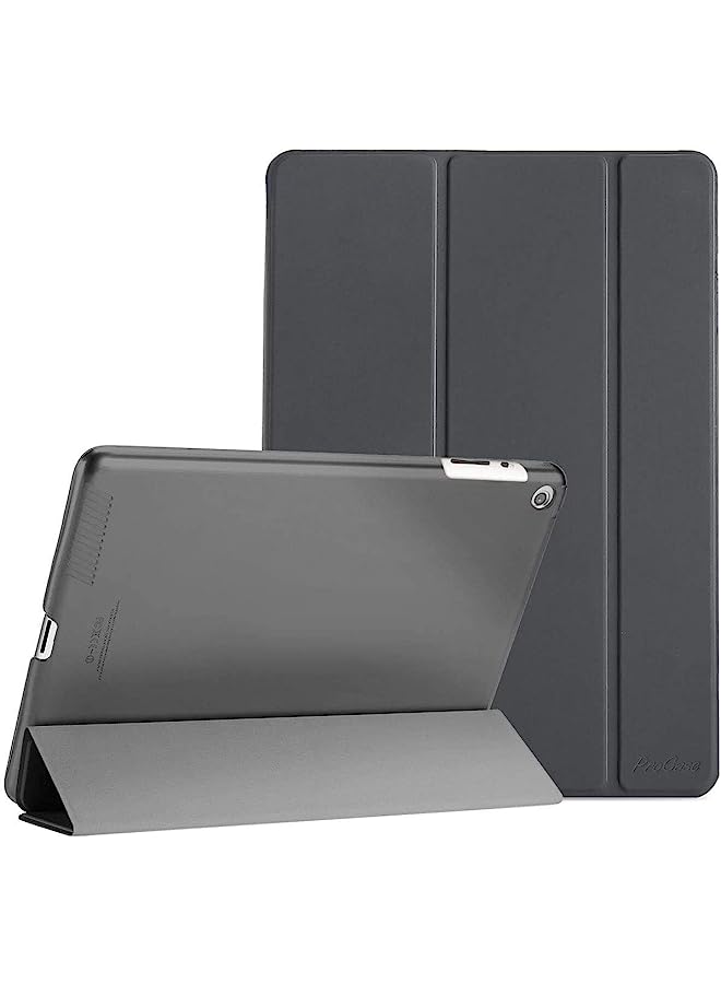 IAF For Ipad 2 3 4 Smart Case Cover, Ultra Slim Lightweight Protective Case Folio Cover, For Ipad 2/Ipad 3 /Ipad 4 (Old Model) -Grey