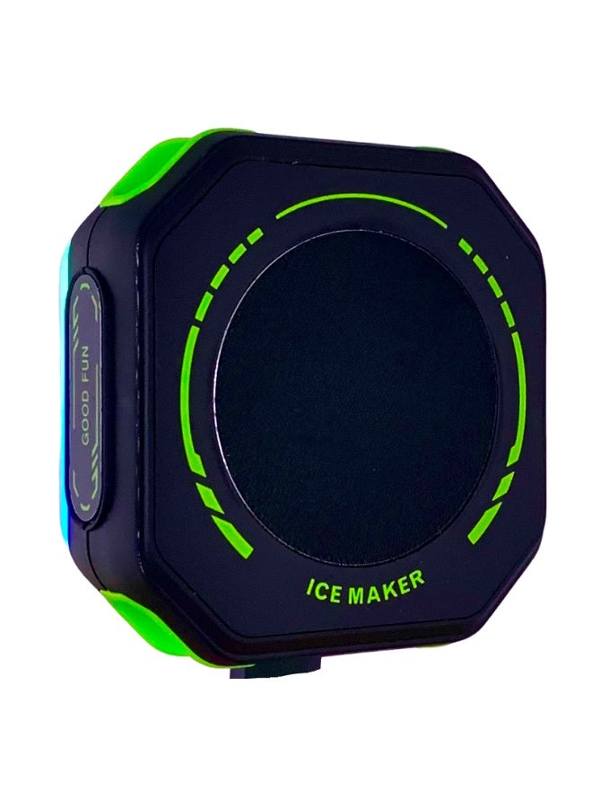 مبرد ألعاب JS86 🚀 | تبريد فائق | أشباه الموصلات الهاتف برودة الجليد الباردة التبريد المغناطيسي كليب حامل 2 في 1 عرض درجة الحرارة الرقمية أضواء RGB للألعاب | #TS - Image 5