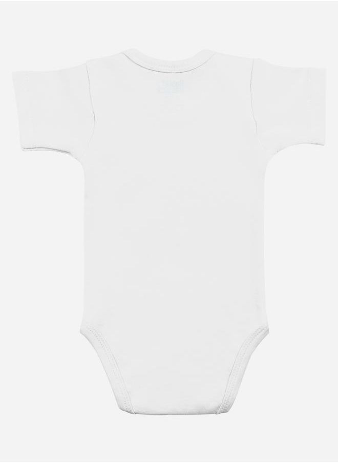 Babies Basic Pack of 6 - Solid Combed Cotton Short Sleeves Bodysuit  - Image 3