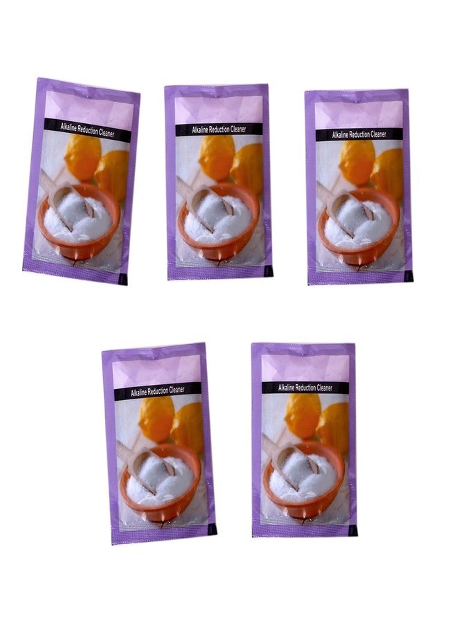 Alkaline 5 Pcs of Alkaline Recharge Cartridge/Reduction Cleaner Pouch for removes greasy dirt, waxes from Alkaline water bottles - Image 1