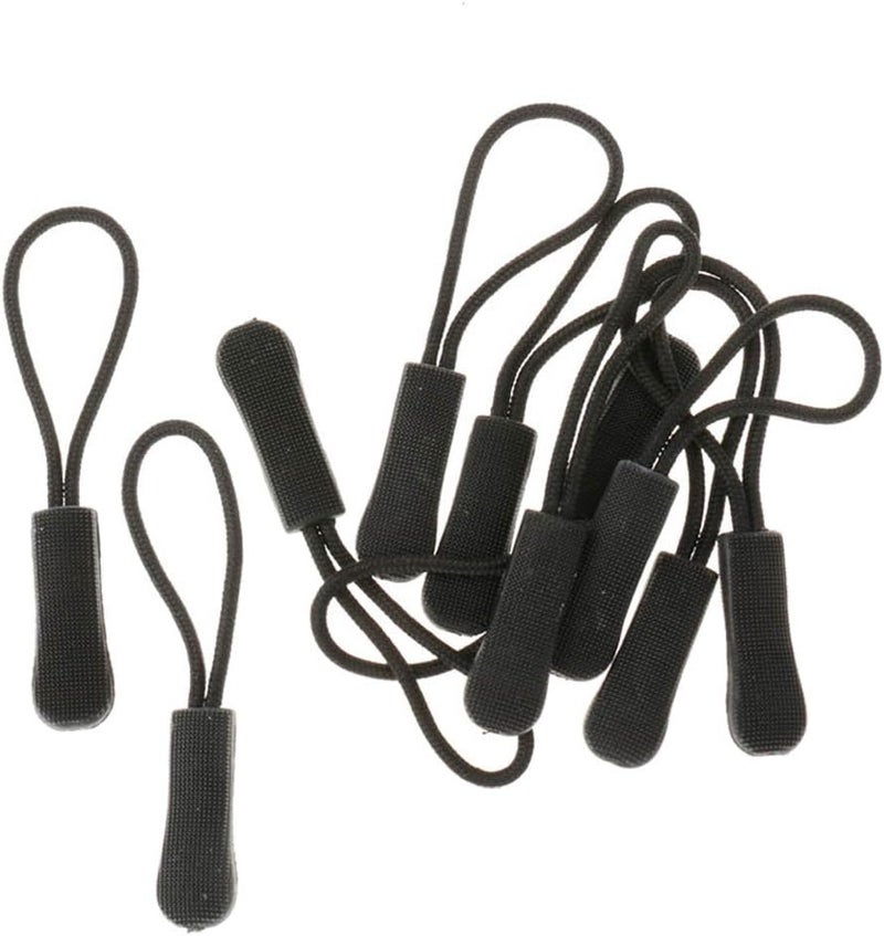 klarako 10Pcs Zipper Pulls Durable Zipper Tab Nylon Cord Pulls Zipper Tag Zipper Extension Replacement for Backpack, Luggage, Purses, Handbags or Jackets - Image 5