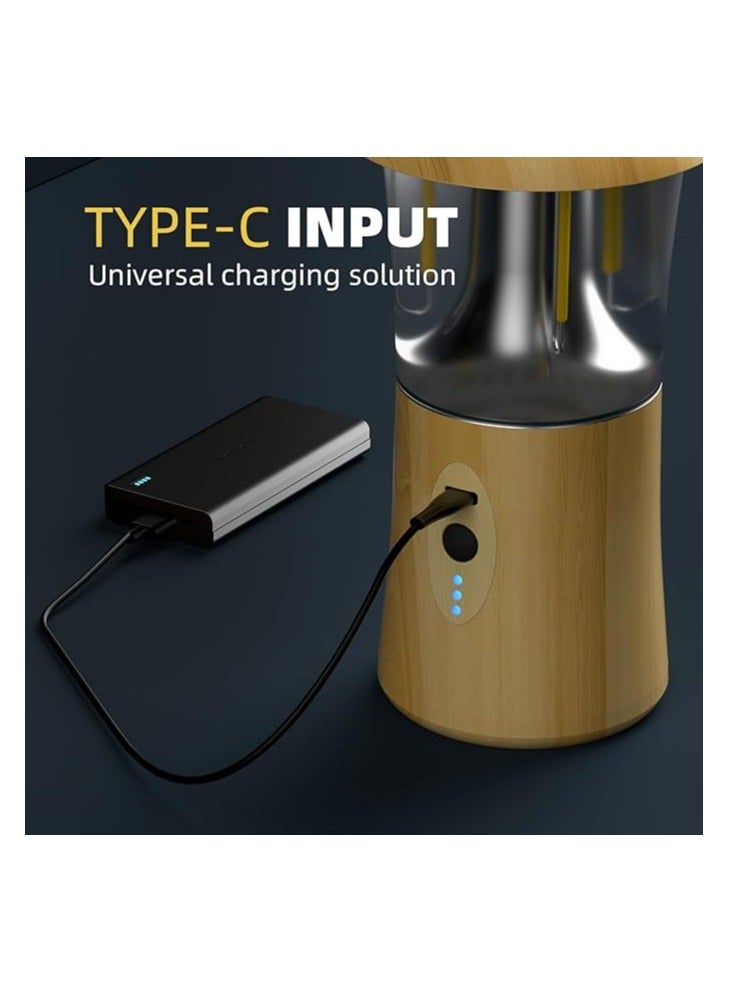 فانوس تخييم، مصباح قابل لإعادة الشحن عبر USB، 3 أوضاع، فانوس خيمة فائق السطوع، عمر بطارية يزيد عن 10 ساعات، مناسب للحديقة والصيد والمشي لمسافات طويلة والطوارئ - Image 2