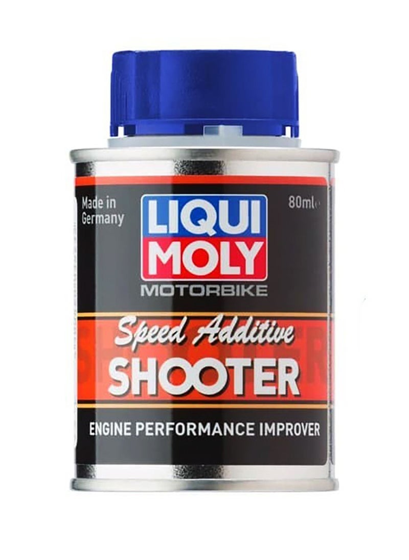 LIQUI MOLY MOTORBIKE SPEED ADDITIVE  SHOOTER ENGIN PERPORMANCE IMPROVER 80 ML  - Image 1