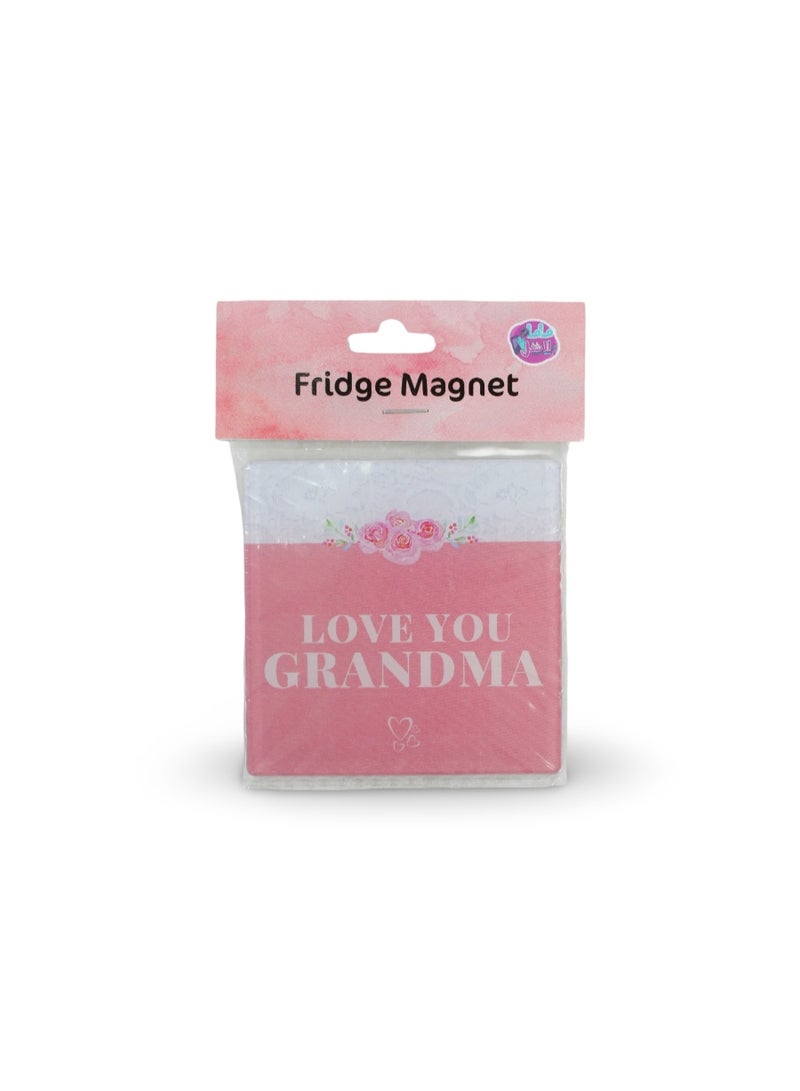 "Love You Grandma" Trophy Fridge Magnet - Image 1