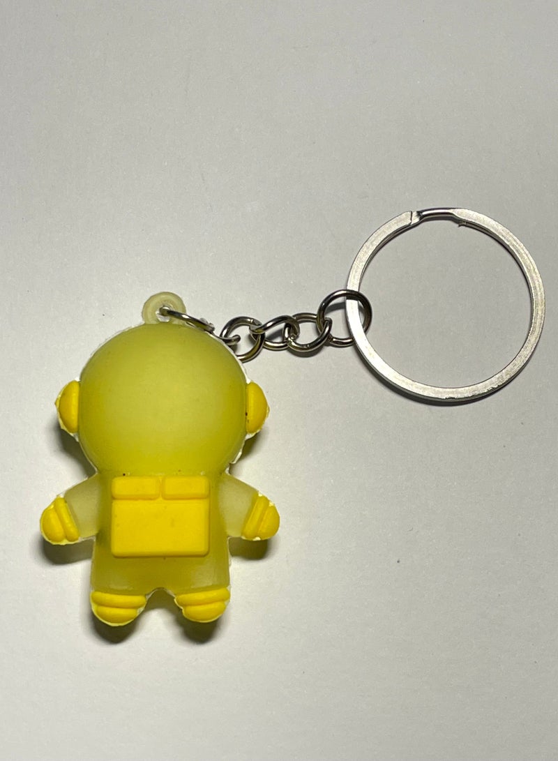 Generic Distinguished Cartoon Keychain Cute Accessory Anime Spaceman Keychain Fits Car Purse Bag Cute Creative Gift  - Image 2