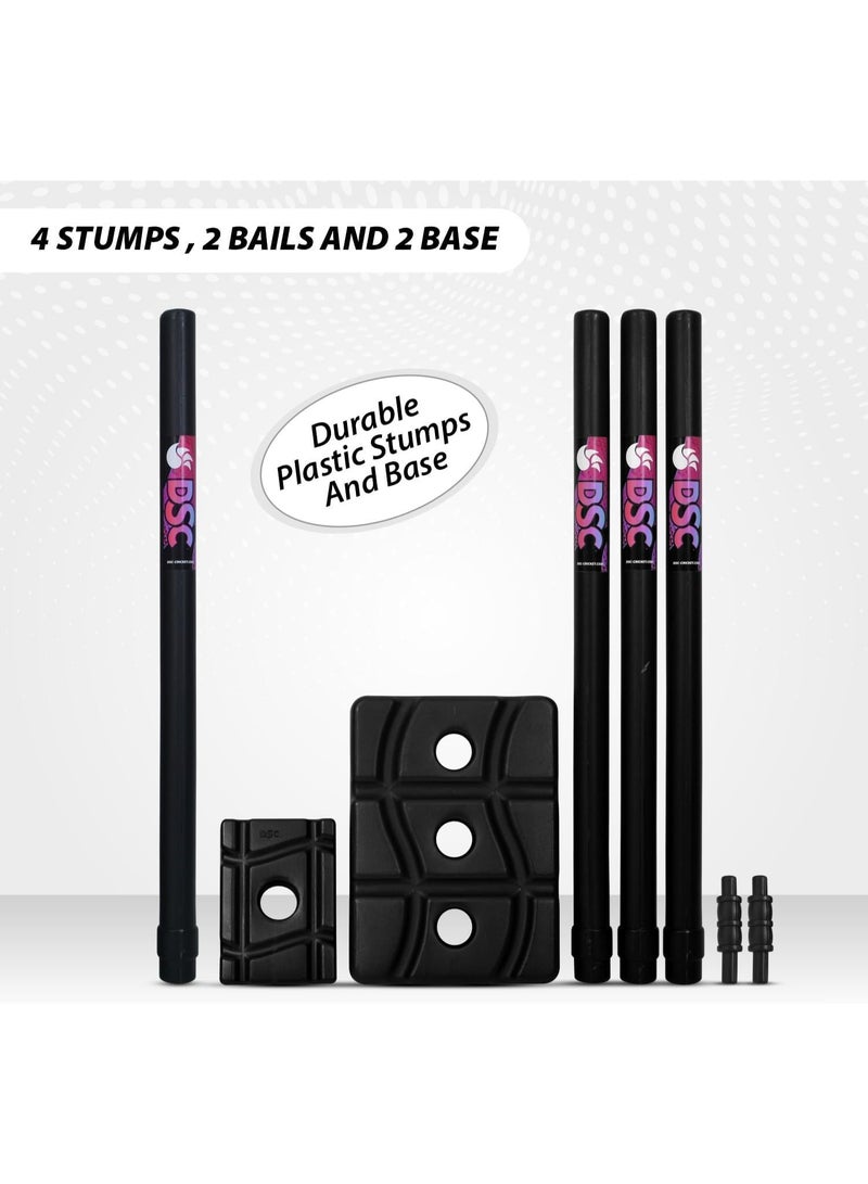 DSC Panther 6 Plastic Cricket Set with Carry Bag - Image 5
