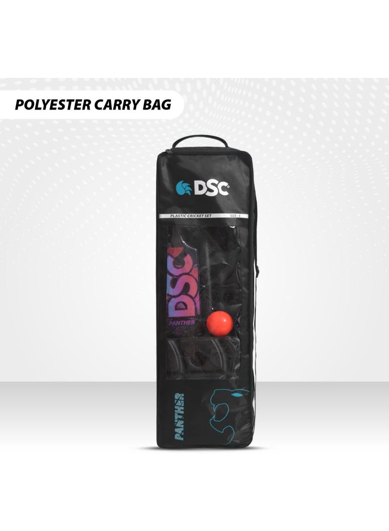 DSC Panther 6 Plastic Cricket Set with Carry Bag - Image 2