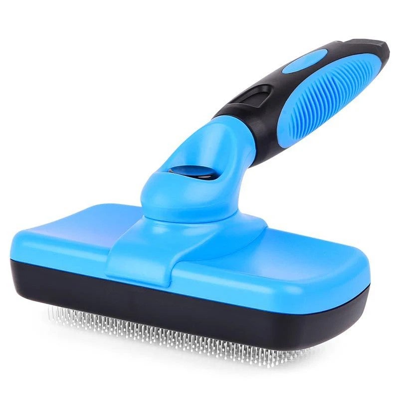 Bluejw Skin-Friendly Cat Brush Self Cleaning Slicker Brush for Dogs & Cats - Gentle Grooming Brushes for Shedding & Mat Removal - Image 2