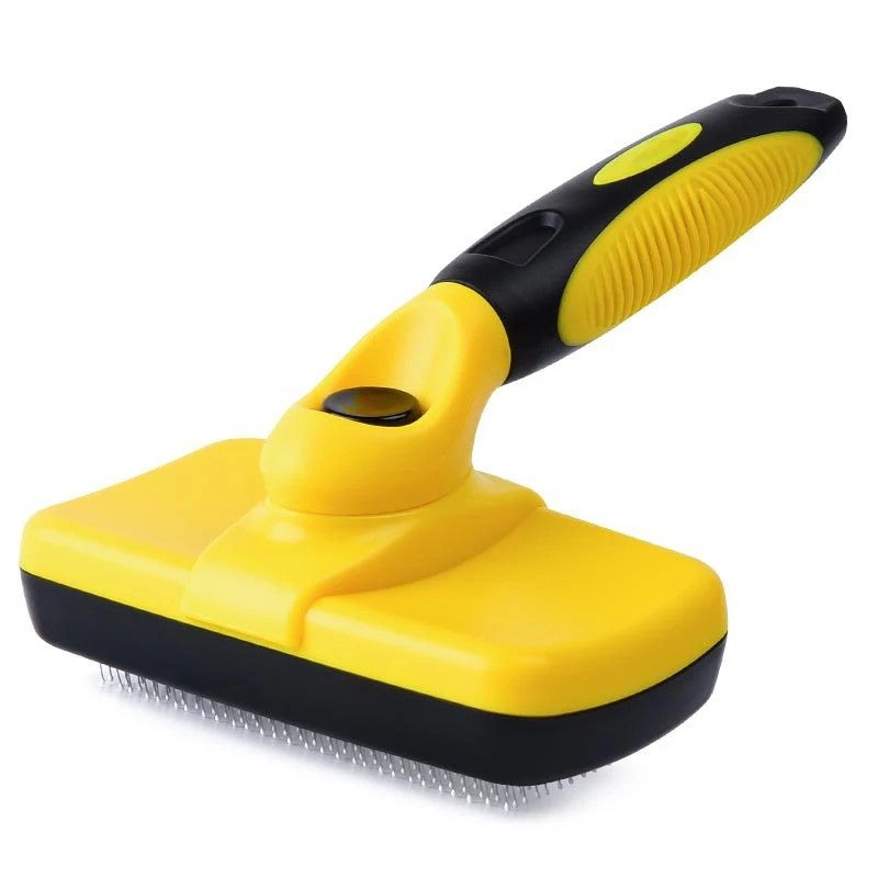 Bluejw Skin-Friendly Cat Brush Self Cleaning Slicker Brush for Dogs & Cats - Gentle Grooming Brushes for Shedding & Mat Removal - Image 3