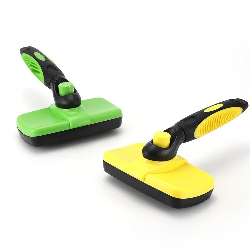 Bluejw Skin-Friendly Cat Brush Self Cleaning Slicker Brush for Dogs & Cats - Gentle Grooming Brushes for Shedding & Mat Removal - Image 5
