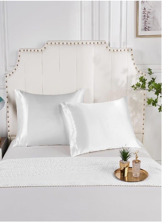 Neyam - Neyam 100% Natural Mulberry Silk Pillow Case (1pc), Ideal for Skin and Hair Care. Soft and Cool Texture, Size 48.5 x 71 cm. Available in Multiple Colors. - Image 1