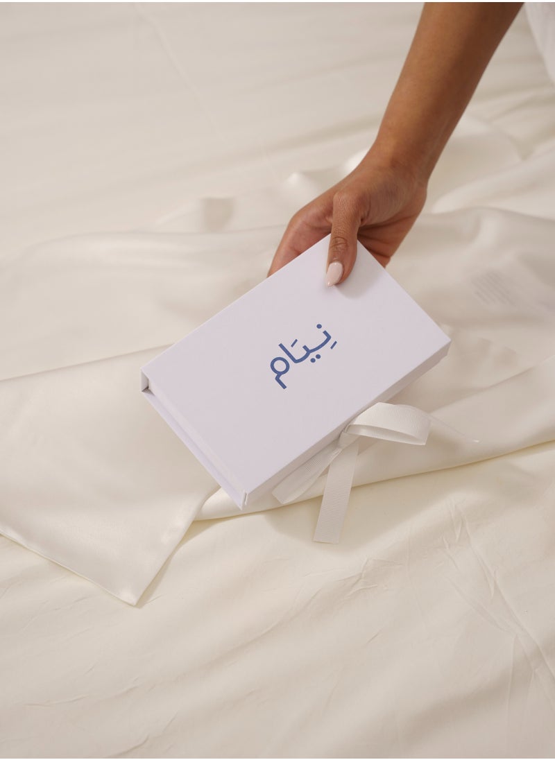 Neyam 100% Natural Mulberry Silk Pillow Case (1pc), Ideal for Skin and Hair Care. Soft and Cool Texture, Size 48.5 x 71 cm. Available in Multiple Colors.