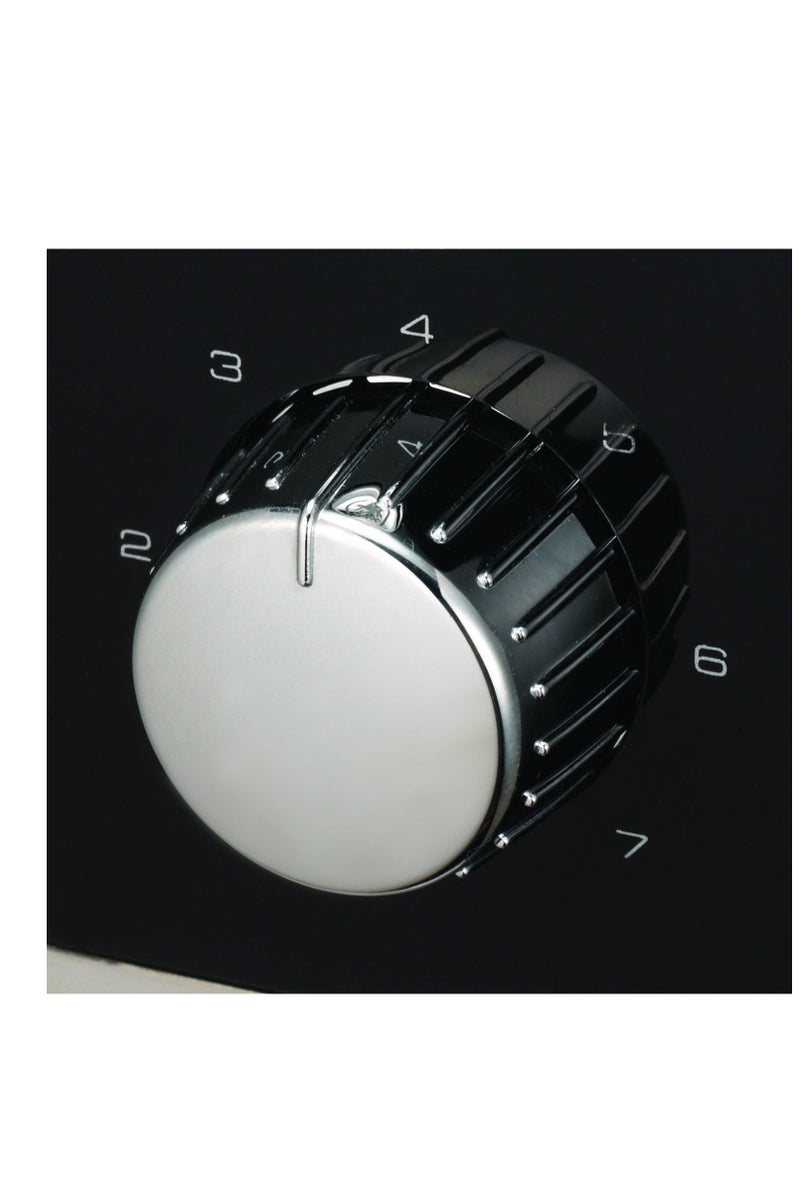 مورفي ريتشاردز توستر بشريحتين – 1000 واط، تحكم إلكتروني في درجة التحميص، وظائف إذابة الجليد/إعادة تسخين/إلغاء، ذراع رفع عالي، صينية فتات قابلة للإزالة – سوداء مع لمسات الكروم - Image 5