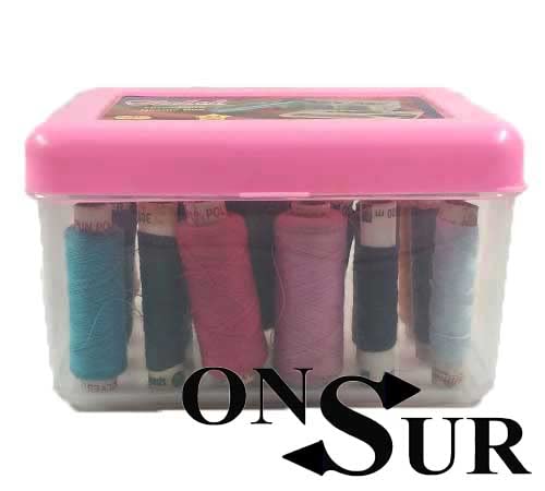 ONSUR ONSUR Plastic Mini Tailoring Accessories Sewing Kit Box for Storage Scissor Pin Buttons Needles Reels Up to 24 Best in Home Stitching Item Storage 1pc Empty Box Assorted  - Image 5