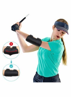 Excefore Golf Swing Training Aid Elbow, Golf Swing Trainer Straight Arm Golf Training Aid with TIK-Tok Sound Notifications, Posture Correction Brace for Golf Beginner Training to Correct Elbow Posture  - Image 1