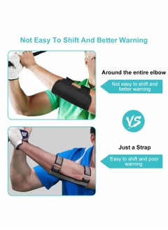 Excefore Golf Swing Training Aid Elbow, Golf Swing Trainer Straight Arm Golf Training Aid with TIK-Tok Sound Notifications, Posture Correction Brace for Golf Beginner Training to Correct Elbow Posture  - Image 2