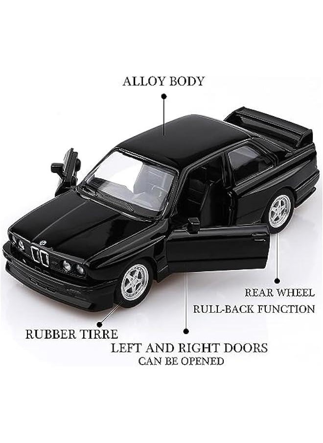 Generic - 1/36 Scale 1987 BMW M3 Diecast Model Cars,Pull Back Vehicles BMW Toy Cars,Cars Gifts for Boys Girls - Image 1