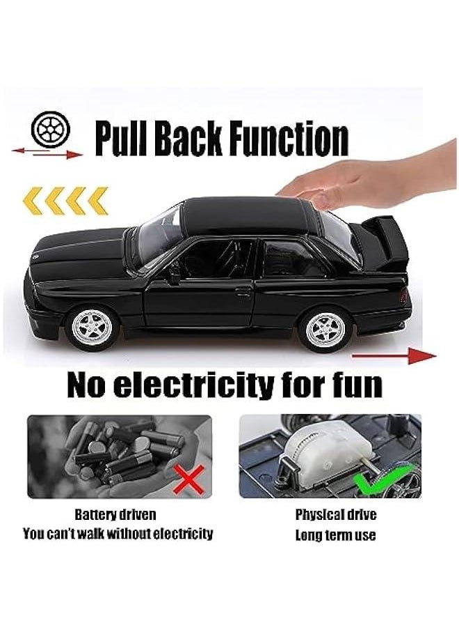 Generic - 1/36 Scale 1987 BMW M3 Diecast Model Cars,Pull Back Vehicles BMW Toy Cars,Cars Gifts for Boys Girls - Image 1