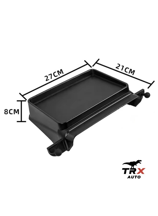  تي ار اكس اوتو صينية تخزين علوية لشاشة لوحة القيادة TRX AUTO لسوزوكي جيمني 2018-2026 | منظم حامل هاتف مزدوج مع شاحن لاسلكي مغناطيسي أيسر Q2 وحامل قابل للتعديل يمين | علبة منظم لوحة القيادة الداخلية للسيارة - Image 5