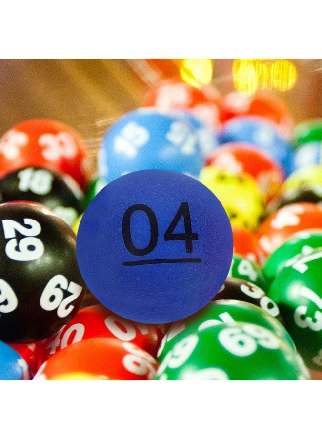TOYANDONA توياوندونا 10 كرات سحب الأرقام 1-10 كرات بنغو كرات لعبة كروية صغيرة مصنوعة من البلاستيك لألعاب ليلة اللعبة للأنشطة الجماعية الكبيرة - Image 3