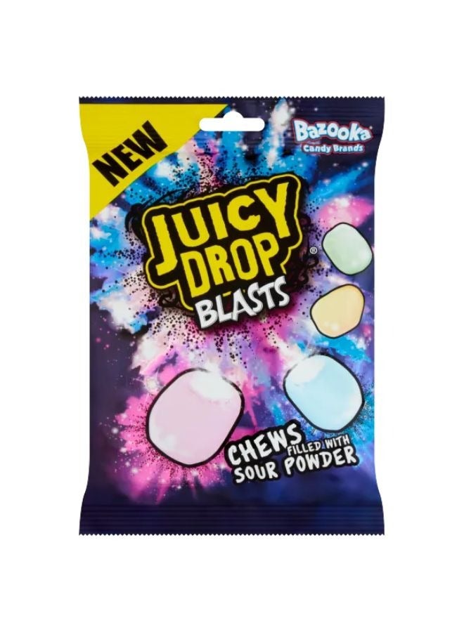 Bazooka Juicy Drop Blasts Sour Chewy Candies 120g