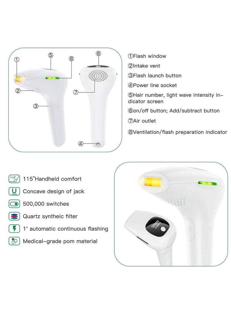 Pulse Laser Hair Removal Device MO-906 – Effortless Hair Removal for Smooth Skin