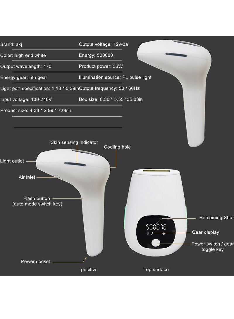 Pulse Laser Hair Removal Device MO-906 – Effortless Hair Removal for Smooth Skin