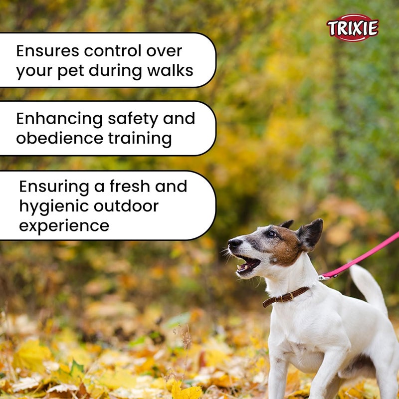 Trixie طوق تريكسى الفوشيا المميز للكلاب XS-S - Image 5