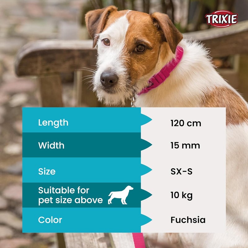 Trixie طوق تريكسى الفوشيا المميز للكلاب XS-S - Image 2