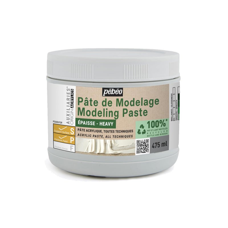 Pebeo Studio Green Modeling Paste Heavy 475 ml
