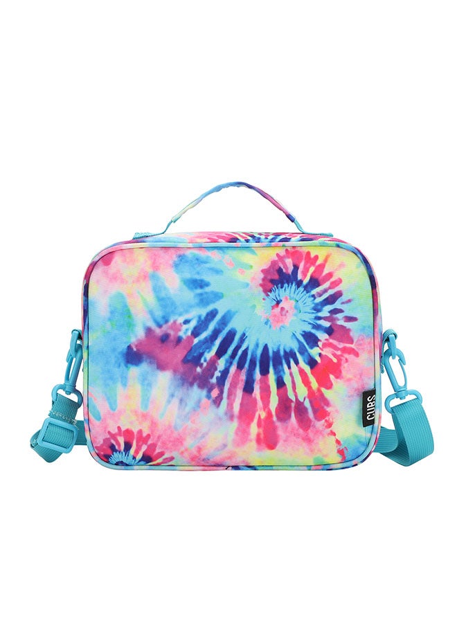 CUBS Tie Dyed Waterproof lunch bag with removable shoulder strap carrying your favorite meals to school, work or while traveling - Image 2