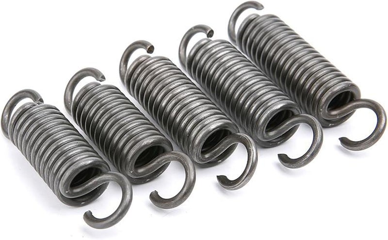 Dual Hook Springs,Replacement, Spring Steel 1.5 x 10 320 mm, Wire Diameter, OD, Length, 2 Pcs(1.5 x 10 x 400 mm) - Image 1