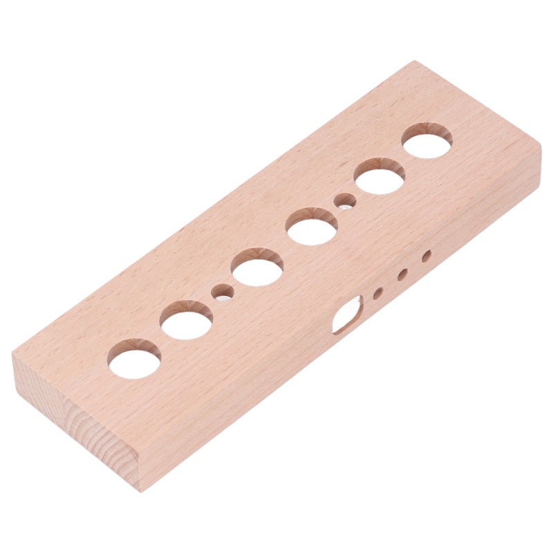 DIY Glow Tube Clock Kit 4 Lamps Beech Wood Enclosure IN14 Tube Clock Replacement Set - Image 5