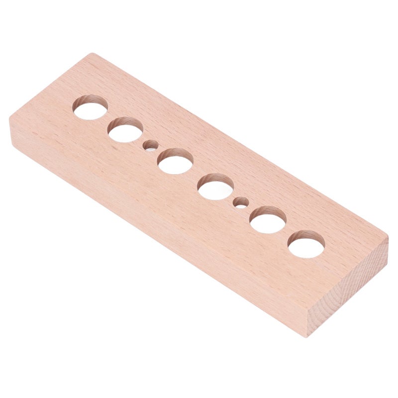 DIY Glow Tube Clock Kit 4 Lamps Beech Wood Enclosure IN14 Tube Clock Replacement Set - Image 4