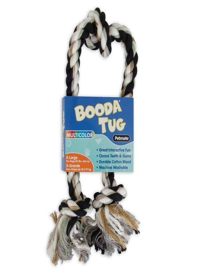 بيت ميت لعبة مضغ للكلاب من Petmate Aspen/Booda Corporation DBX50807، حبل شد بثلاث عقد، مقاس كبير جدًا - Image 2