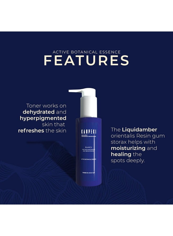 Kanpeki Blanch Active Botanical Essence| Skin Toner for Daily Use | Removes Dark Spots, Age Spots, Tanning, Dull & Pigmented Skin | Deep Moisturizing & Spot Healing | All Skin Types - Image 2