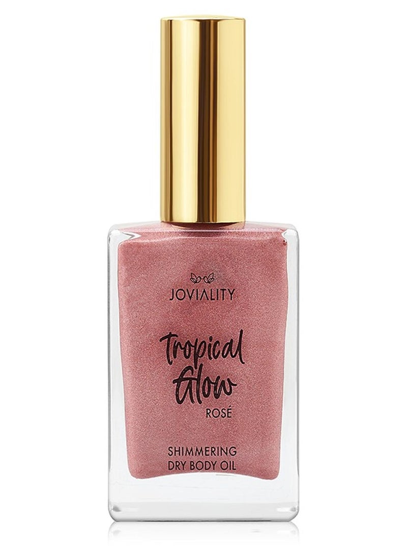 JOVIALITY Tropical Glow Natural Shimmering Dry Oil - Rose - Image 1