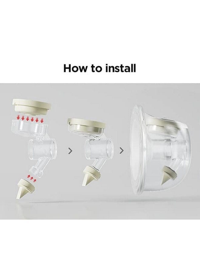 Phanpy Duckbill Valve and Air Bag Compatible with Phanpy E-Shine New Cup/E-Joy S2 Breast Pump. Original Phanpy Breast Pump Replacement Accessories(3 Pieces) - Image 3