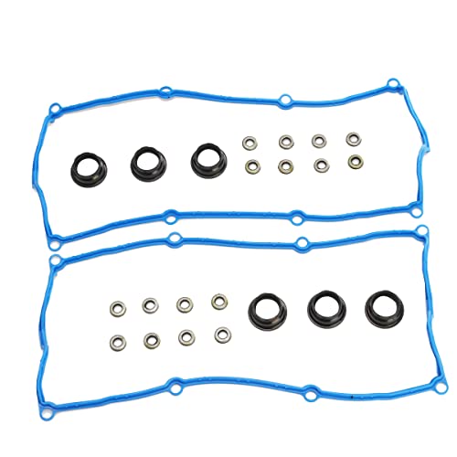AUCERAMIC VS 50486 R Valve Cover Gasket Set Fit for 1998-2004 Honda Passport Isuzu Rodeo Axiom Trooper Acura SLX 3.2L 3.5L 6VE1 6VD1 - Image 1
