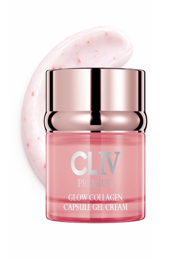 CLIV Glow Collagen Capsule Gel Cream - Radiant Face Moisturizer with Triple Collagen & 8-Layer Hyaluronic Acid - Korean Skincare for Luminous, Plump & Hydrated Skin - 1.69 fl.oz. - Image 1