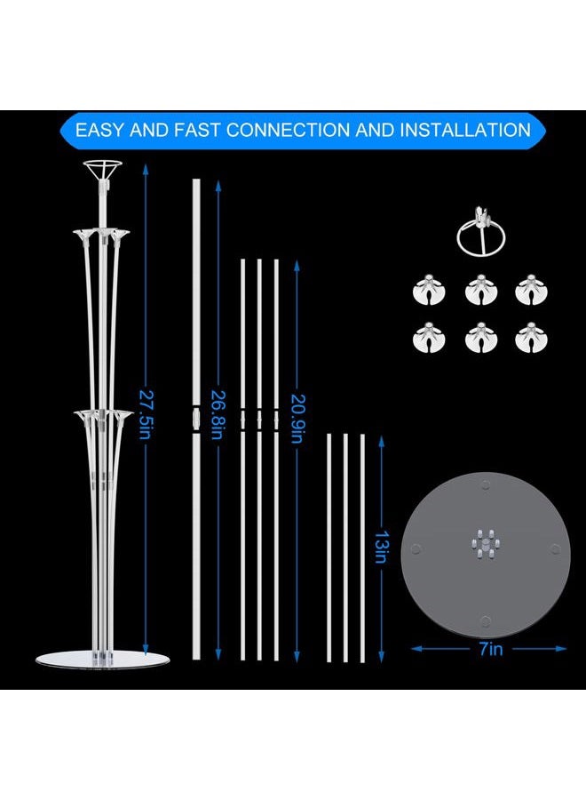 LANGXUN 2 Set 28" Height Table Balloon Stand Kit Table Balloon Stand BalloonDecoration - Image 4