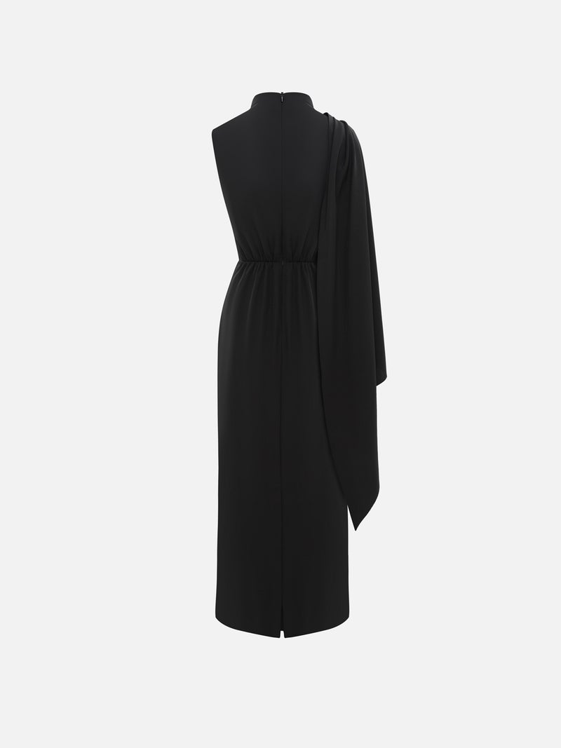 Lichi Maxi dress with one-shoulder draping - Image 3