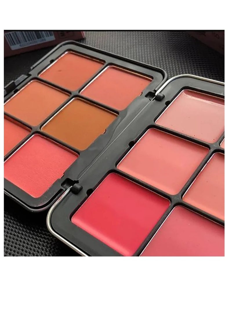 مايت سينما باليت بلاشر كريمي و بودر الجديد - 12 لون - Image 5